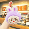 Kawaii Labubu Big Head Series Keychain Plush Keychain
