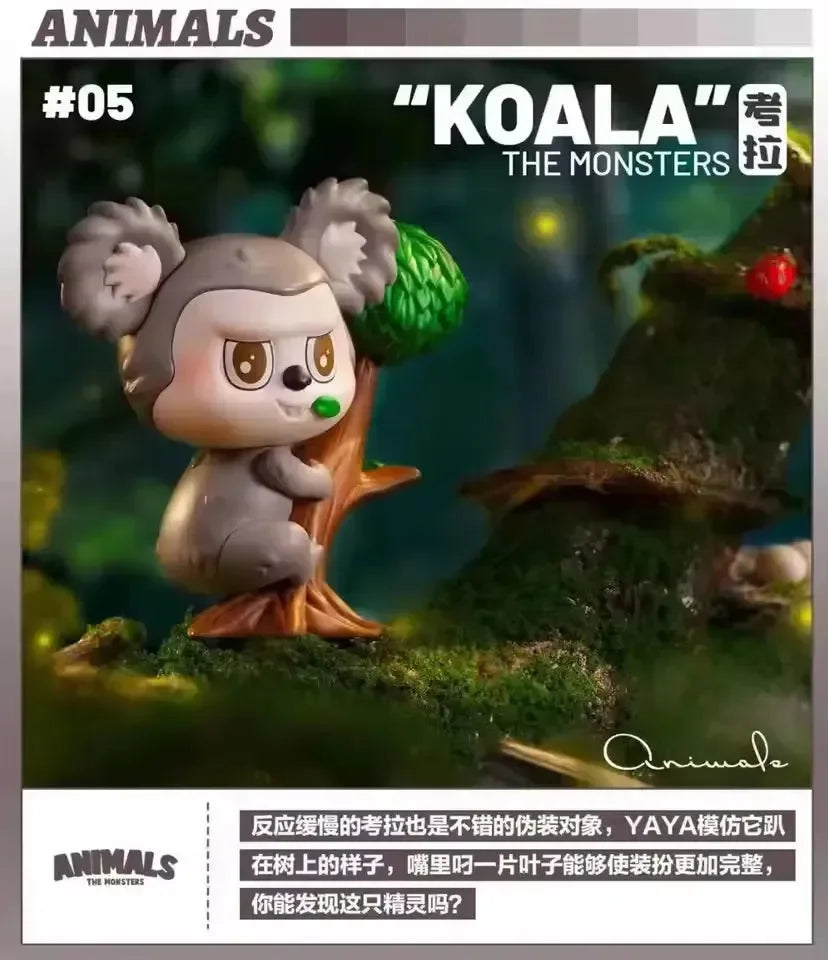 Labubu Animals Mystery Blind Box Action Figure