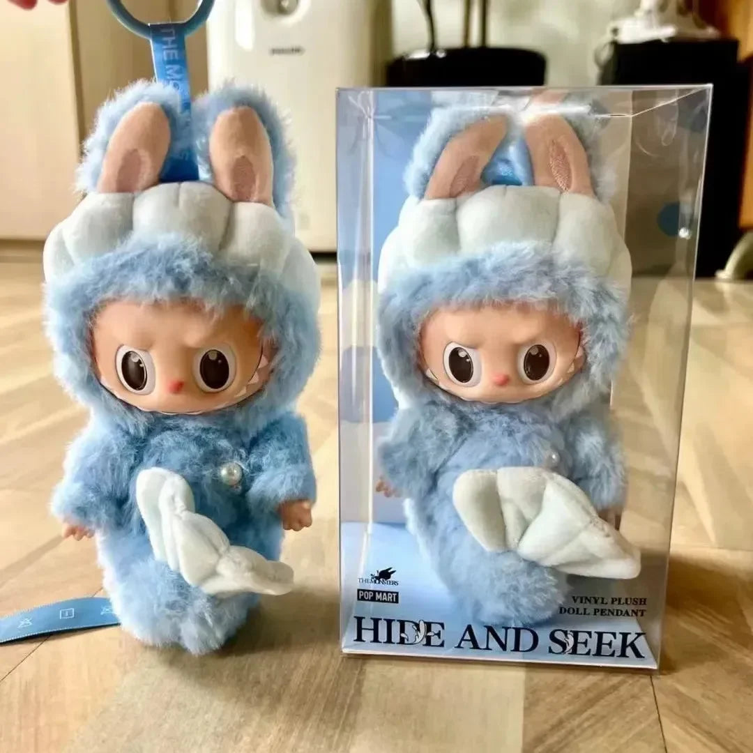 Labubu Hide & Seek Plush Pendant Plush Keychain