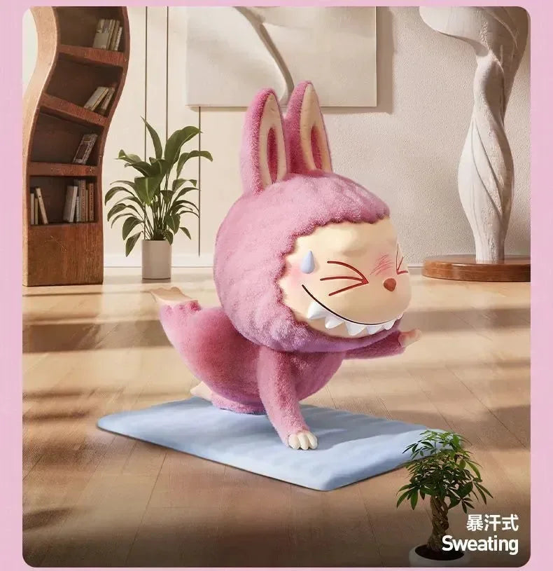 Labubu Lazy Yoga Blind Box Action Figure