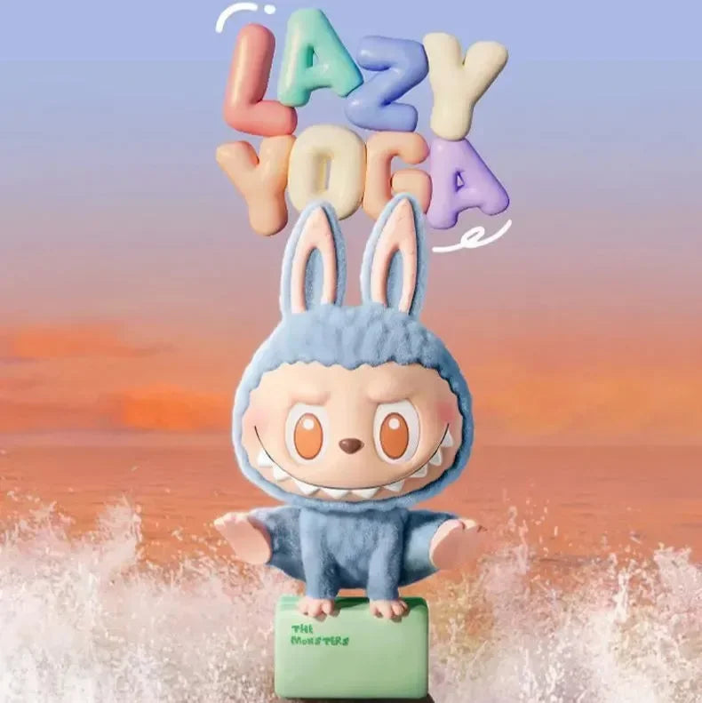 Labubu Lazy Yoga Blind Box Action Figure