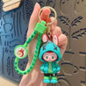 Labubu Bunny Bliss 3D Keychain Green 3D Keychain