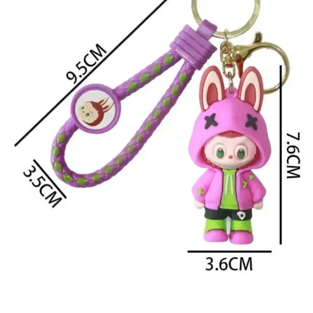Labubu Bunny Bliss 3D Keychain 3D Keychain