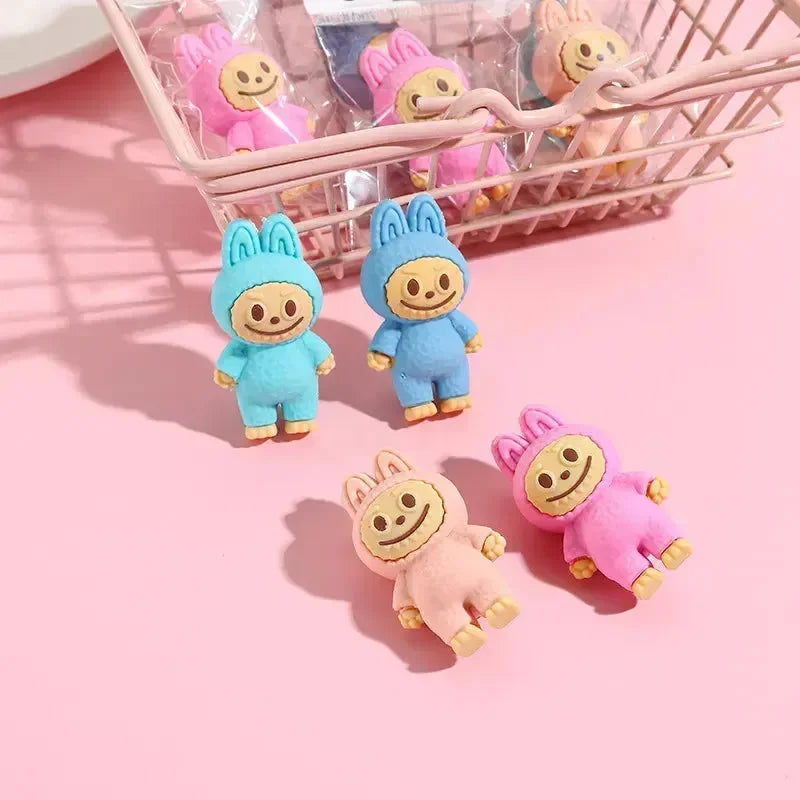 Labubu Monster Mashup 3D Eraser Eraser