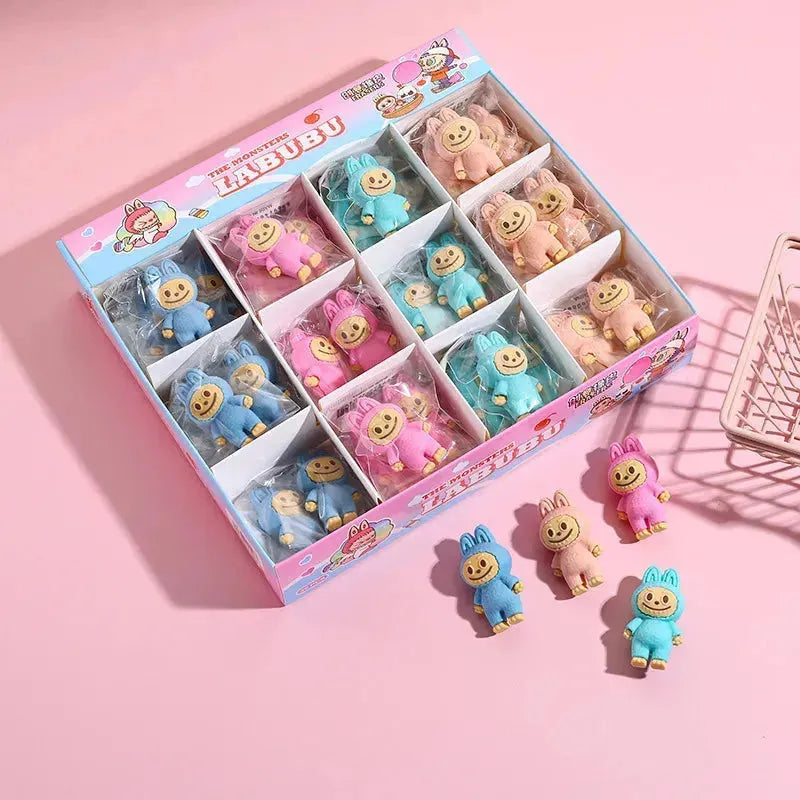 Labubu Monster Mashup 3D Eraser Eraser