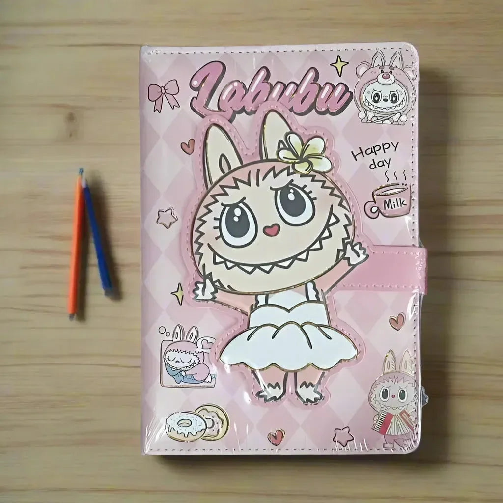 Labubu Monster Musings A5 Planner Pink Diary