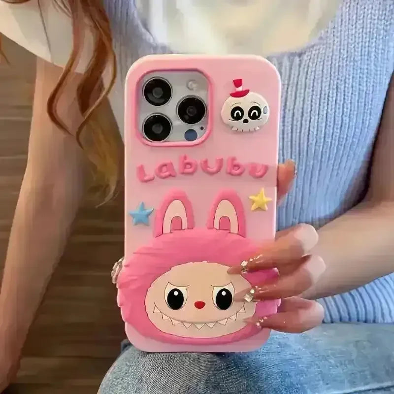 Labubu the Monster Silicone Case (For iPhones) Phone Case