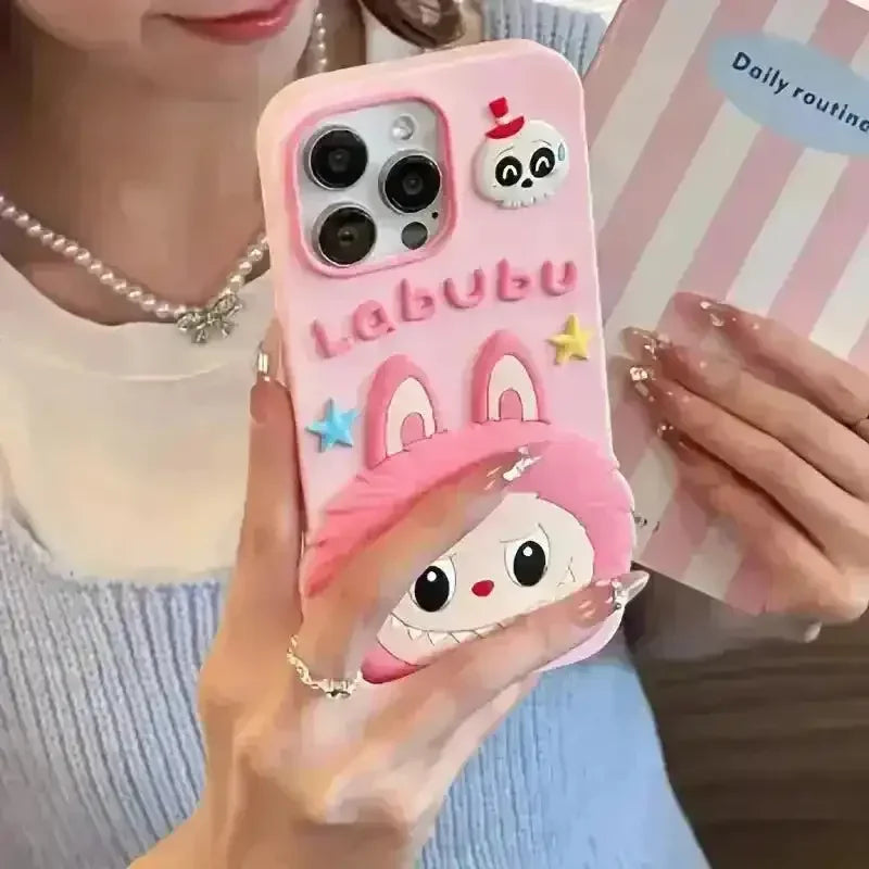 Labubu the Monster Silicone Case (For iPhones) Phone Case