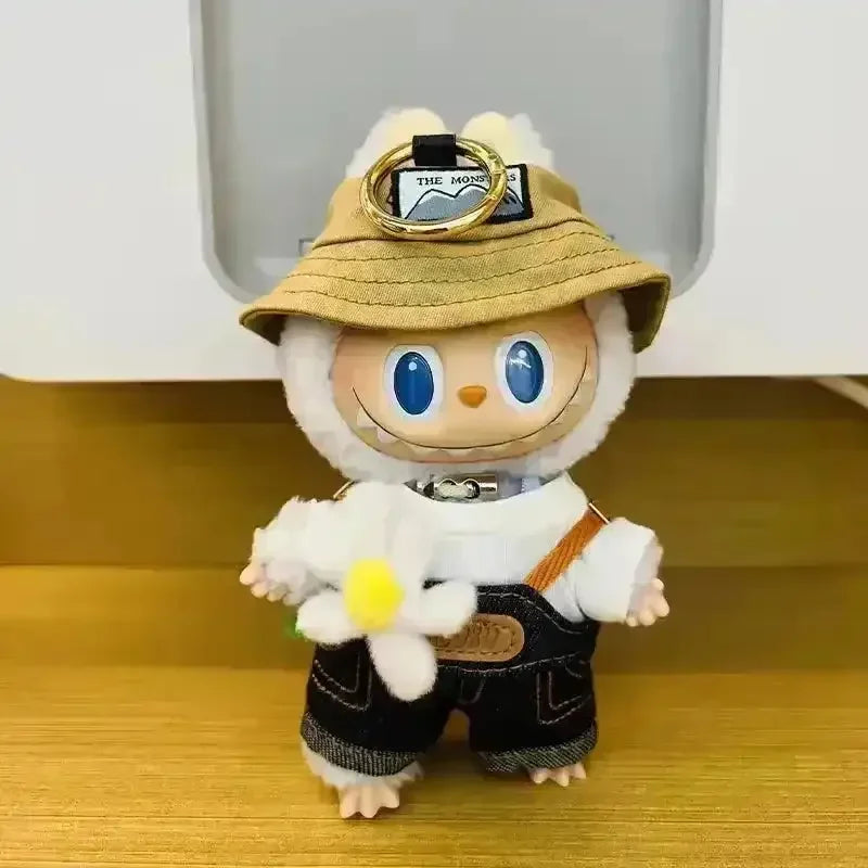 Labubu The Monsters Fall in The Wild Pendant Plush Keychain