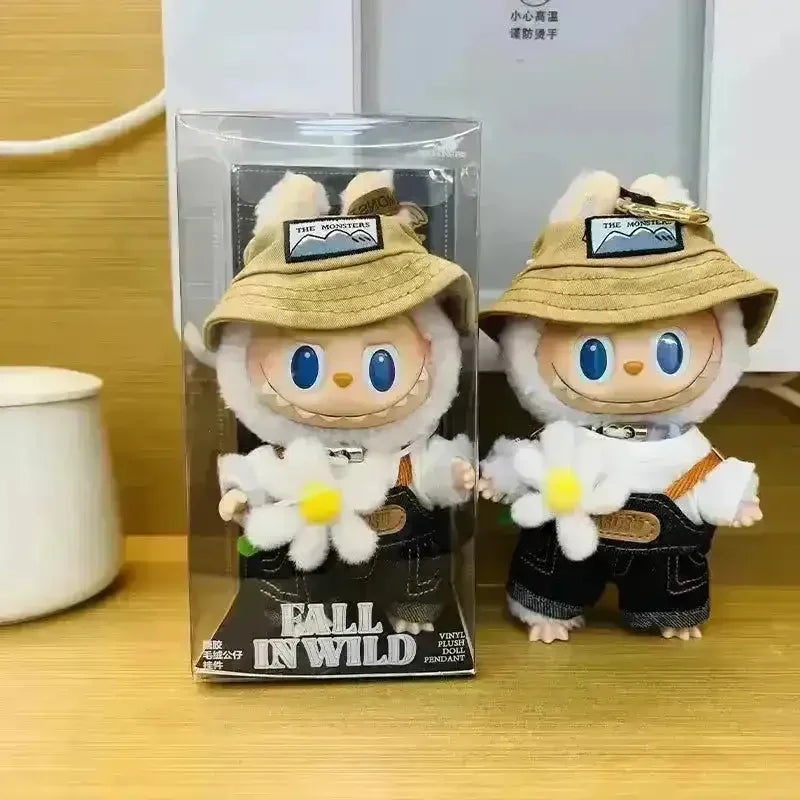 Labubu The Monsters Fall in The Wild Pendant Plush Keychain