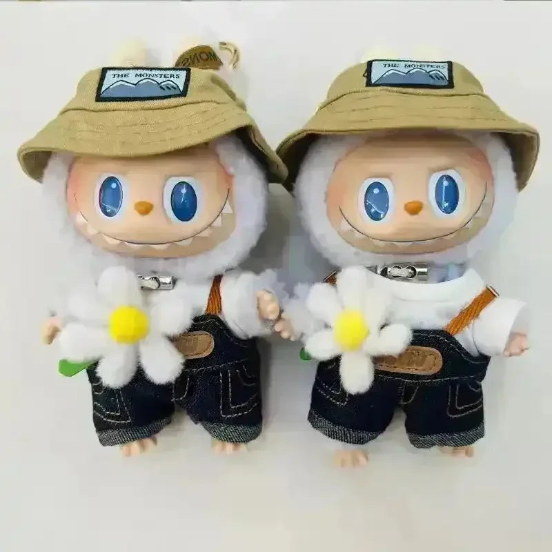 Labubu The Monsters Fall in The Wild Pendant Plush Keychain