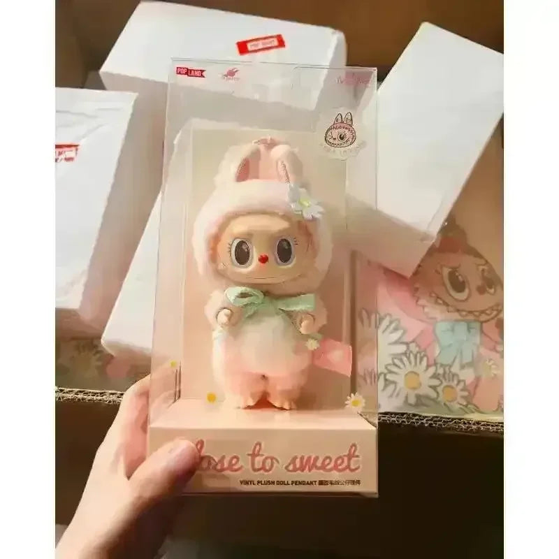 Labubu The Monsters Close to Sweet Figurine Plush Keychain