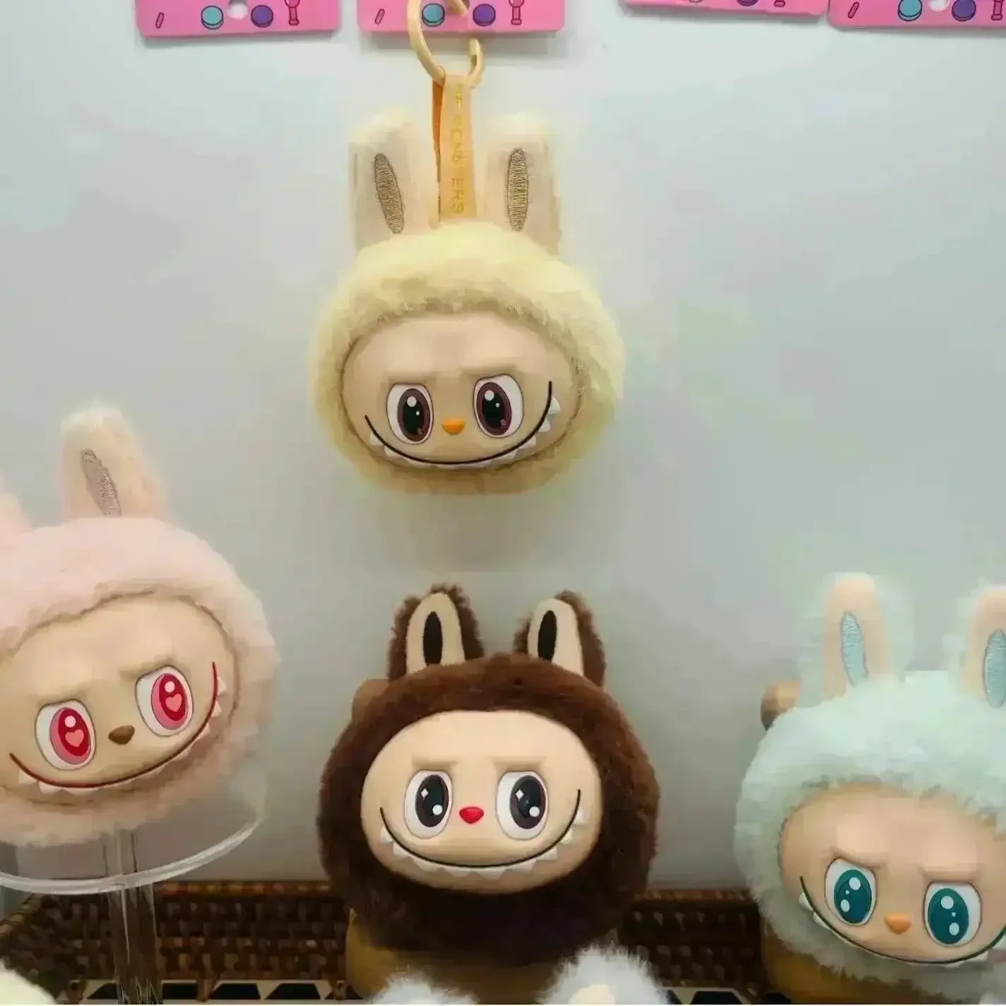 Labubu The Monsters Premium Mugshot Keychain Plush Keychain