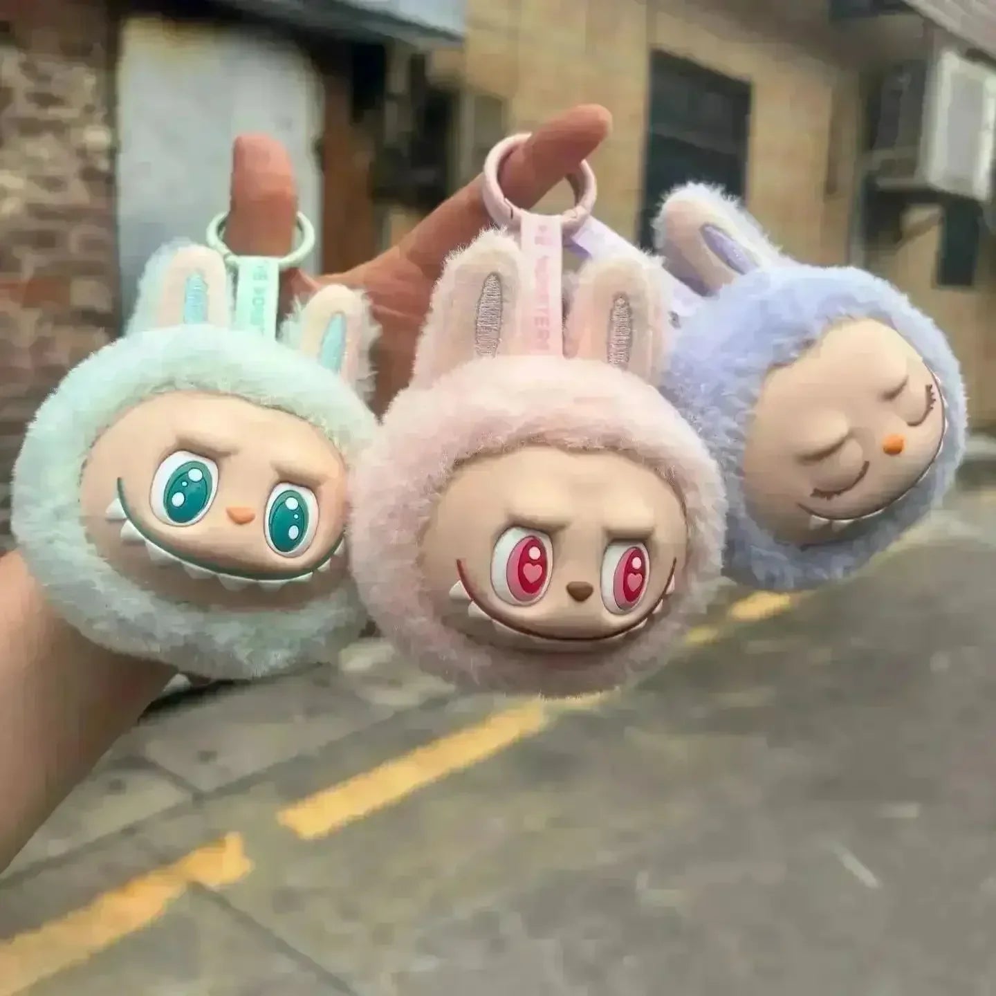 Labubu The Monsters Premium Mugshot Keychain Plush Keychain