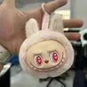 Labubu The Monsters Premium Mugshot Keychain Pink Plush Keychain