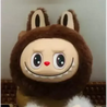 Labubu The Monsters Premium Mugshot Keychain Brown Plush Keychain