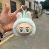 Labubu The Monsters Premium Mugshot Keychain Green Plush Keychain