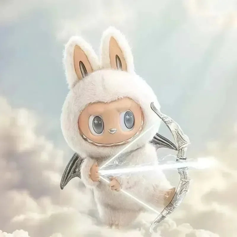 Labubu Zimomo Cloud Angel Plush Pendant Plush Keychain