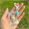 Mini Labubu Grain Pouch Keychain White Plush Keychain