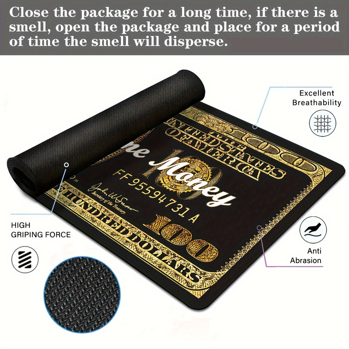 Armed Skeleton Gaming Mouse Pad with Name/Text - Durable Rubber Non-Slip Mouse Pad, Suitable for Keyboard, PC, Laptop, Office and Gaming Desk Accessories
