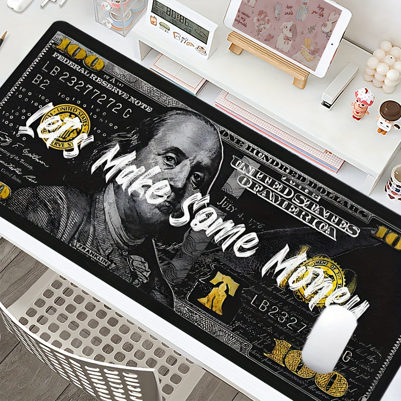 Luxury Large Game Mouse Pad - High-Definition Keyboard Pad with Natural Rubber Non-Slip Surface, Ergonomic Design, and Vibrant Print - Perfect Office Table Accessories for Work, Game, and Home