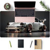 1pc Large Rubber Gaming Mouse Pad with High-End Car Design, Non-Slip Desk Mat for Keyboard and Mouse, Durable PC Accessory for Office and Home Use