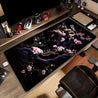 Extra Large Cherry Blossom Design Gaming Mouse Pad - High-Definition Printing, Non-Slip Premium Base, Precision Stitched Edges, Rectangular Desk Mat for Office, Study, Home Decor, Mouse Pads for Desk