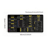 Large Non-Slip Gaming Mouse Pad & Desk Mat with JavaScript Cheat Sheet - Quick Reference Guide for Developers, Office, Home - Smooth Surface, Anti-Slip Rubber Base - Ideal for Coders, Programmers, Computer Setup - Workspace Organizer, Office Workspace, Fu