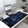 [XXL Rubber Desk Mat] XXL Rubber Desk Mat | Solid Geometry Metal Technology Wind HD Print, Multi-Functional Mousepad, Gaming Keyboard Pad, Office Computer PC Mat, Ideal Gift for Family and Friends - 1pc