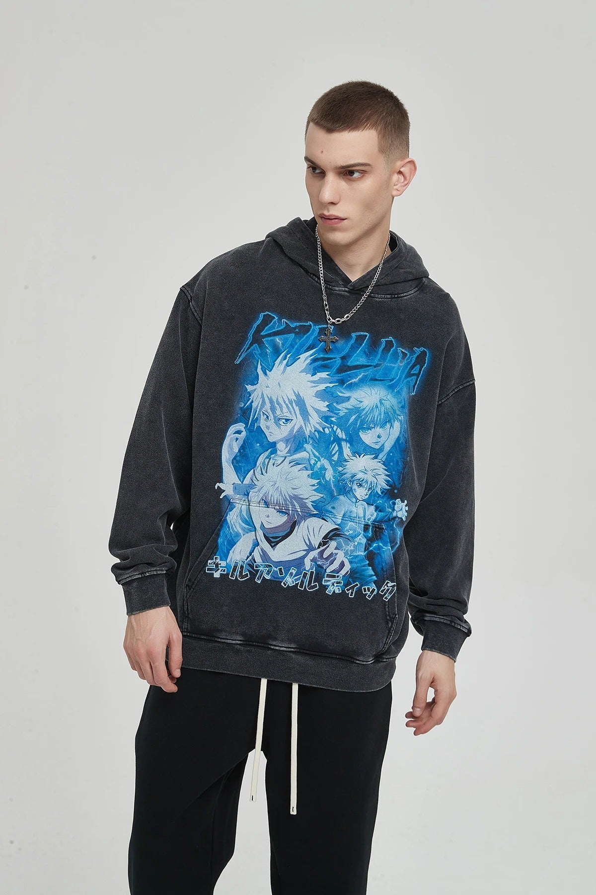 Killua Vintage Hoodie V5 Vintage Hoodies