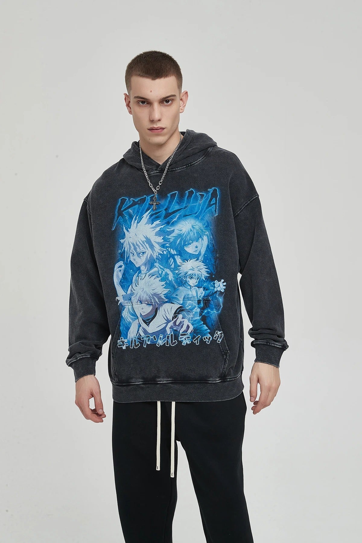 Killua Vintage Hoodie V5 Vintage Hoodies