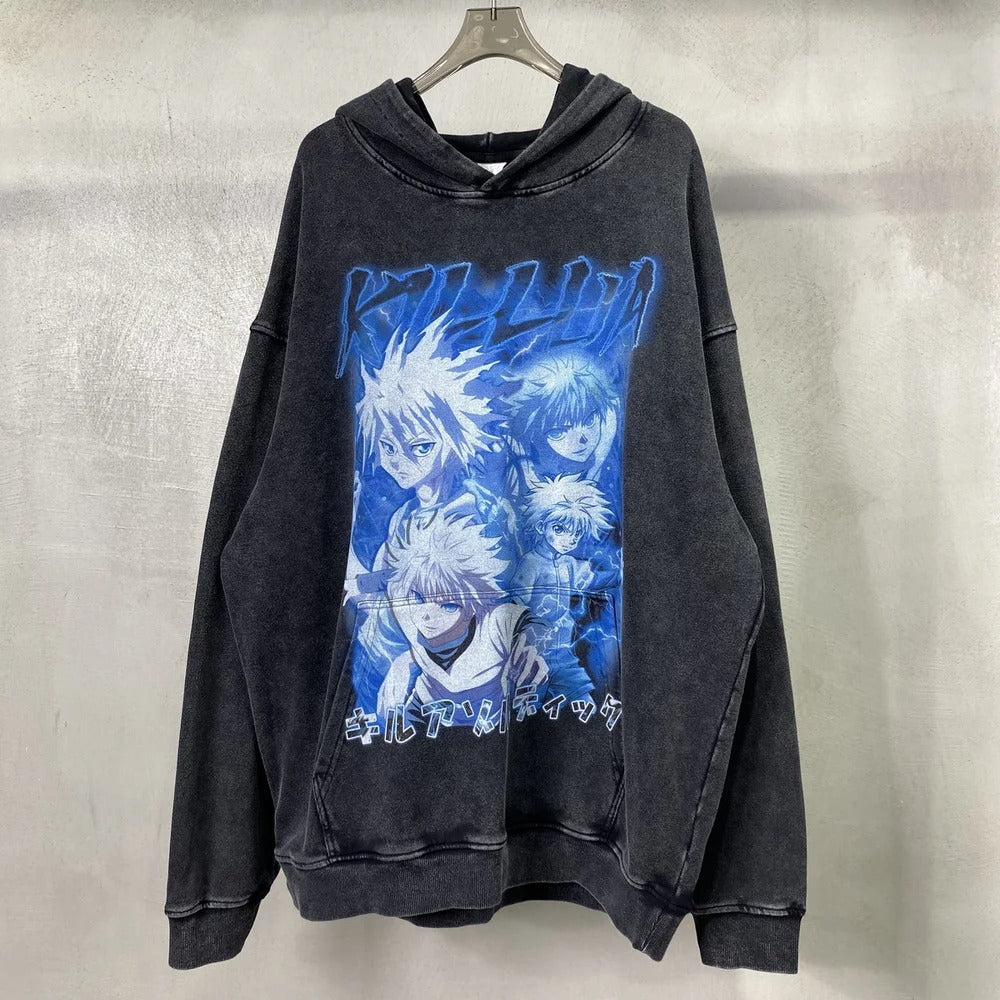 Killua Vintage Hoodie V5 Vintage Hoodies