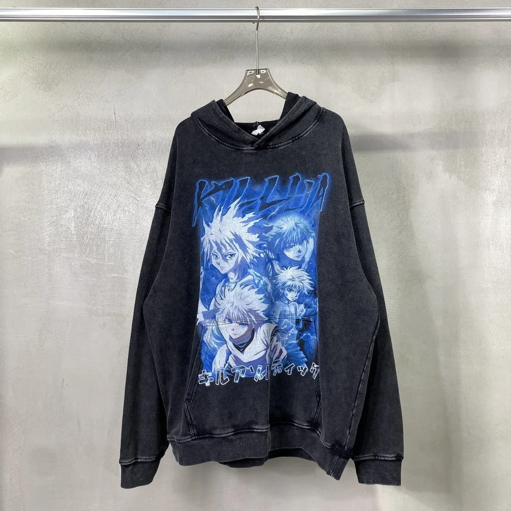 Killua Vintage Hoodie V5 Vintage Hoodies