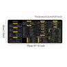 Large Non-Slip Gaming Mouse Pad & Desk Mat with JavaScript Cheat Sheet - Quick Reference Guide for Developers, Office, Home - Smooth Surface, Anti-Slip Rubber Base - Ideal for Coders, Programmers, Computer Setup - Workspace Organizer, Office Workspace, Fu