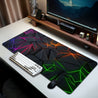 1pc Durable large mouse pad Stylish Geometric design Desk mat Computer Keyboard Mouse Laptop Gaming mat - Suitable for gamers/office and study accessories