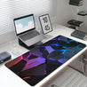 [XXL Rubber Desk Mat] XXL Rubber Desk Mat | Solid Geometry Metal Technology Wind HD Print, Multi-Functional Mousepad, Gaming Keyboard Pad, Office Computer PC Mat, Ideal Gift for Family and Friends - 1pc