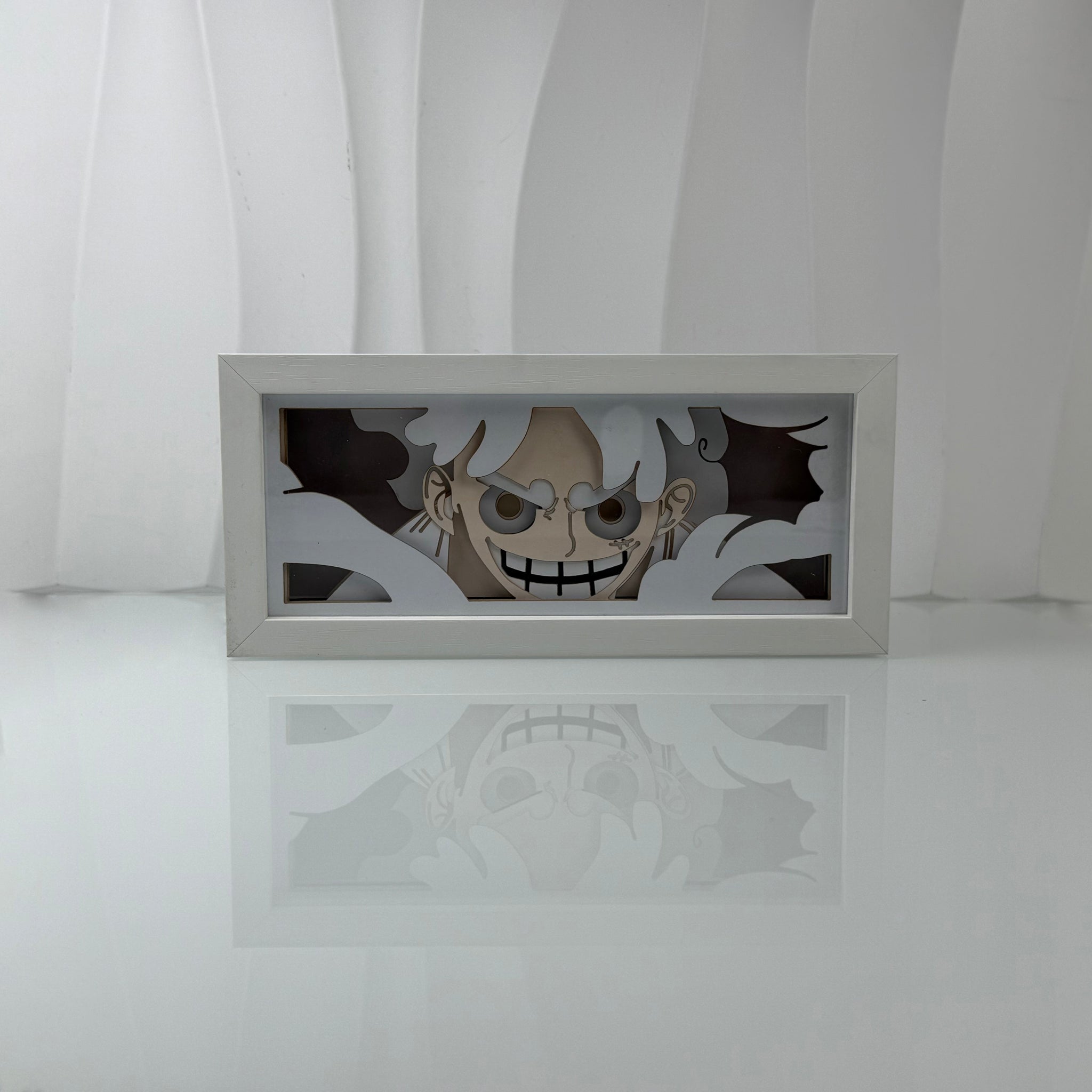 Anime Luffy Gear 5 RGB Light Box Decor