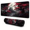 [Vibrant Gaming Mouse Pad] Large Vibrant Darkness Red Moon Gaming Mouse Pad | Rubber Base Computer Mat for E-Sports, Office & Gaming - Perfect Gift for Gamers, Teenagers, Boyfriends & Girlfriends, Gaming Desk Accessory | Durable Desk Mat