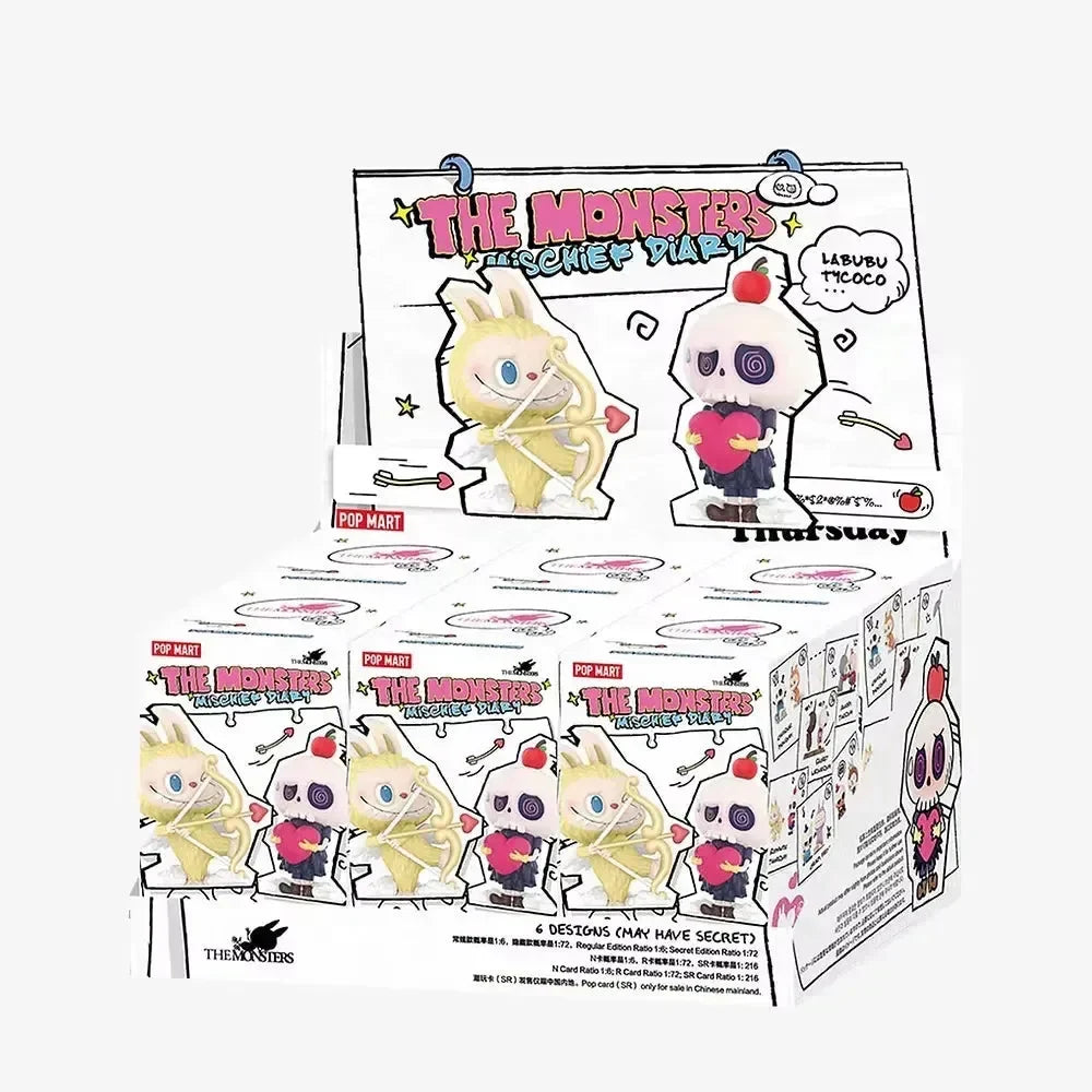 Labubu Mischief Diary Series Blind Box Set Of 6 Pcs Action Figure