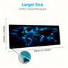 [Glow-in-the-Dark Mouse Pad] Glow-in-the-Dark Large Blue World Map Mouse Pad | Rubber Base Desk Mat for Gaming & Office, Ideal for Laptops and RVs, Perfect Birthday or Christmas Gift