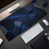 Large Geometric Design Mouse Pad - Durable, Non-Slip Rubber Base, Washable - Precision & Comfort for Gamers & Office Use - Ideal Gift for Boyfriend/Girlfriend, Gaming Mouse Pa