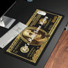 Armed Skeleton Gaming Mouse Pad with Name/Text - Durable Rubber Non-Slip Mouse Pad, Suitable for Keyboard, PC, Laptop, Office and Gaming Desk Accessories
