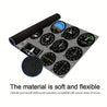 1pc Aviation-Themed Desk Mat with Non-Slip Surface - Realistic Flight Simulator Cockpit Gauge Mockup (Speedometer, Altitude, Fuel) - Non-Slip Base, Compatible with PC, Gaming Setup, Office Decor - Durable Desk Mat for Pilots, Gamers, Aviation Enthusiasts