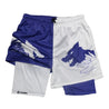 DIVINE DOGS CONTRAST PERFORMANCE SHORTS Performance shorts