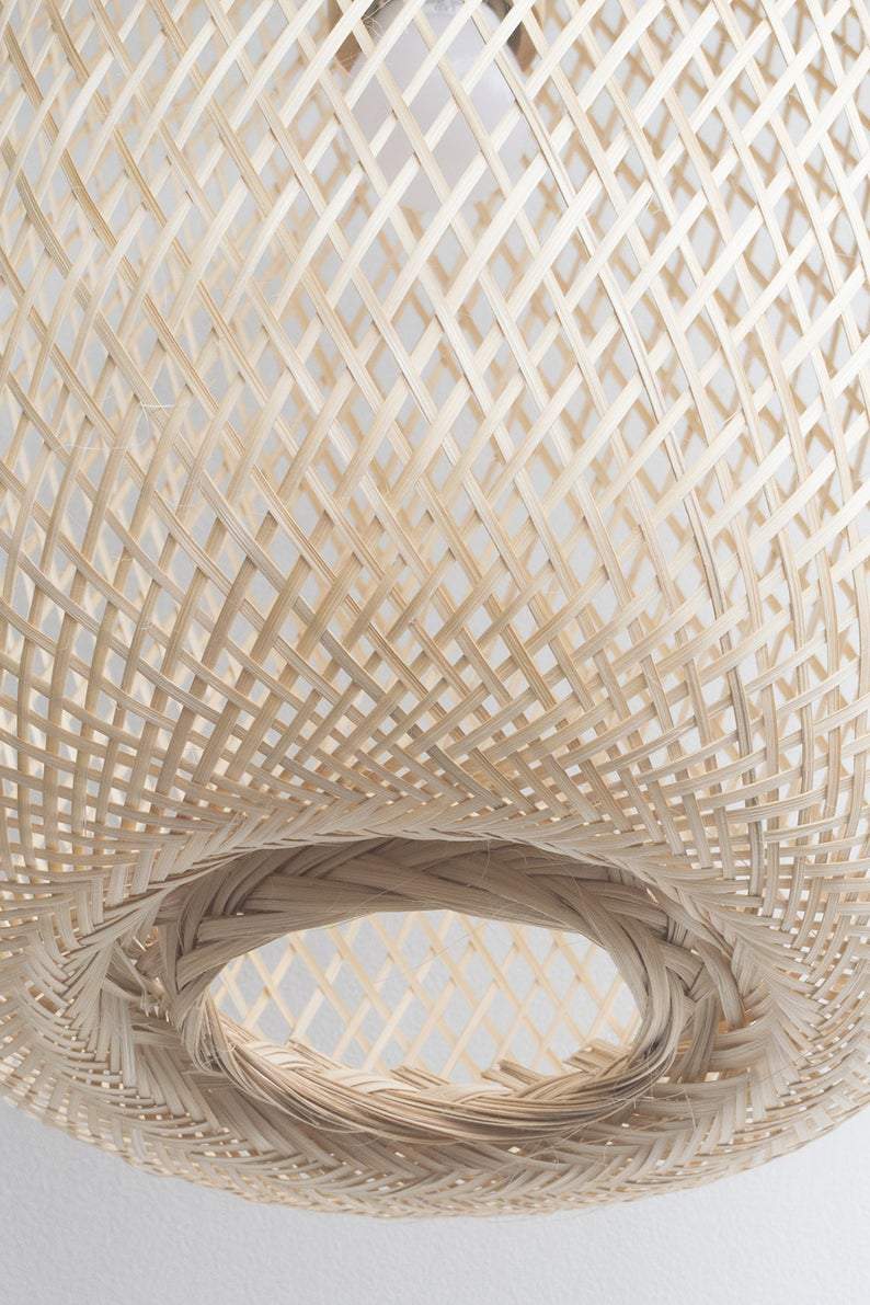 Calarbo™ Kanya - Compressable Bamboo Pendant Light Light