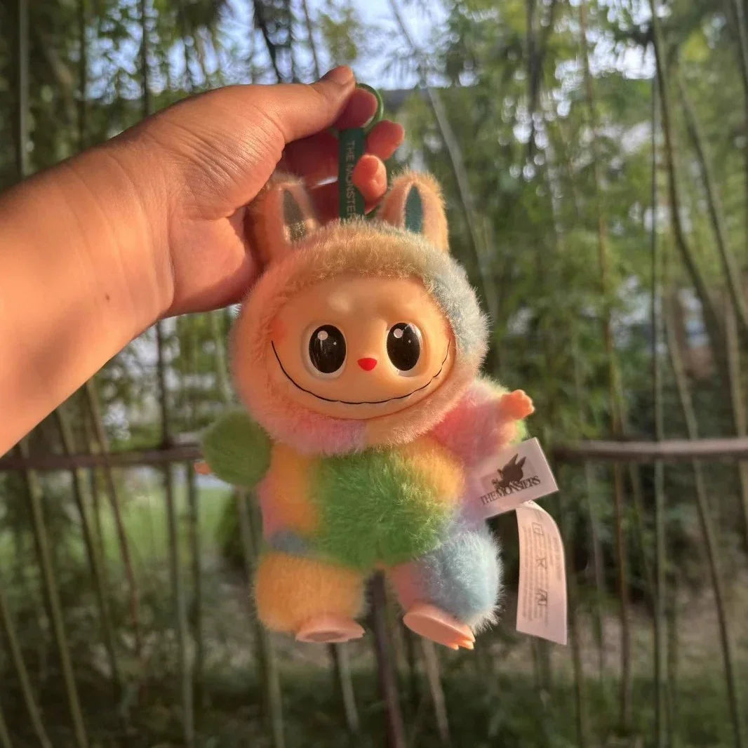 Labubu The Monsters Secret Rainbow Plush Pendant Plush Keychain