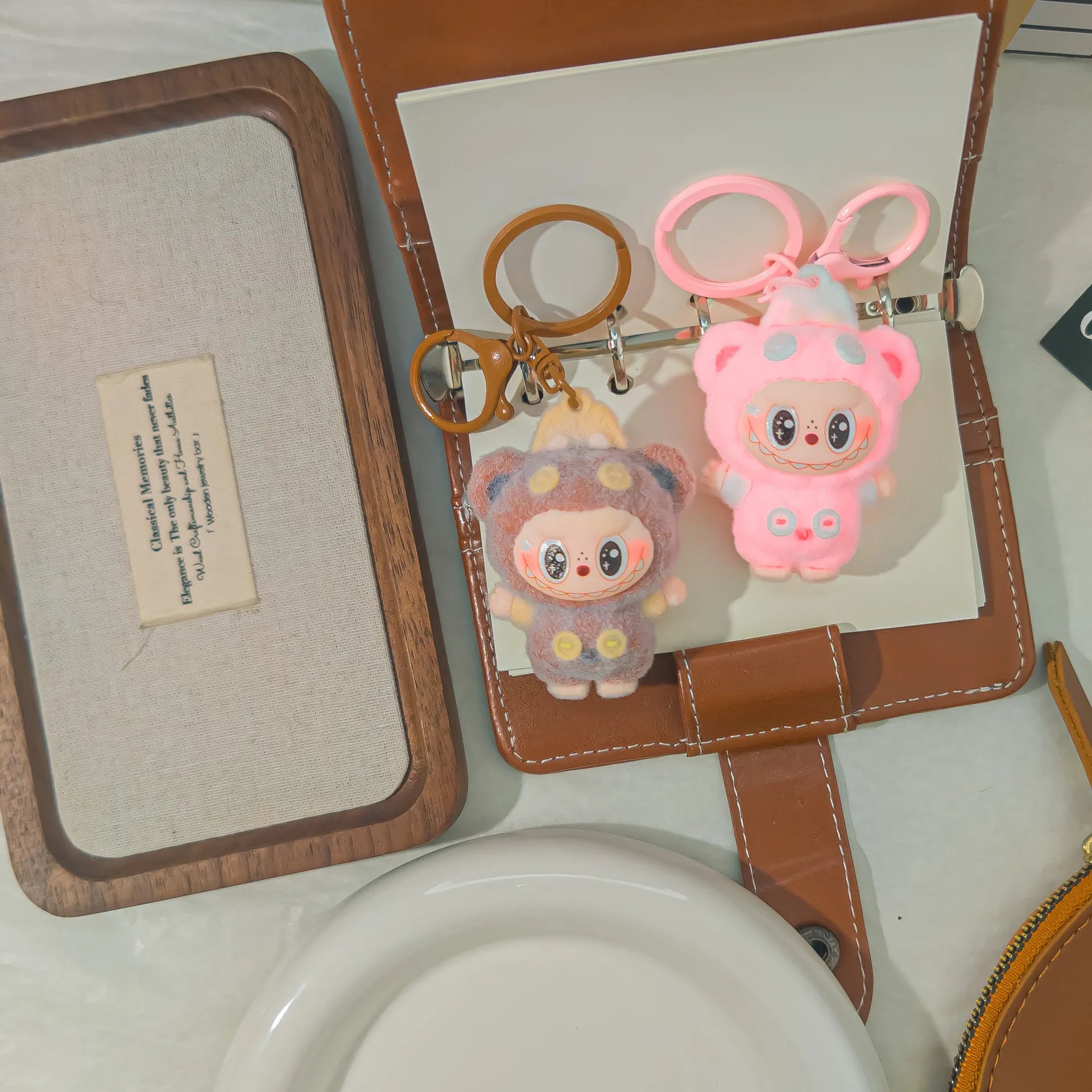 Labuboo Tactile Touch Mini Plush Keychain Plush Keychain