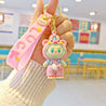 Blessed Luck Labubu 3D Keychain Peach 3D Keychain