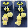 Labubu Luxe Premium Charm Keychain Yellow Style 1 Plush Keychain