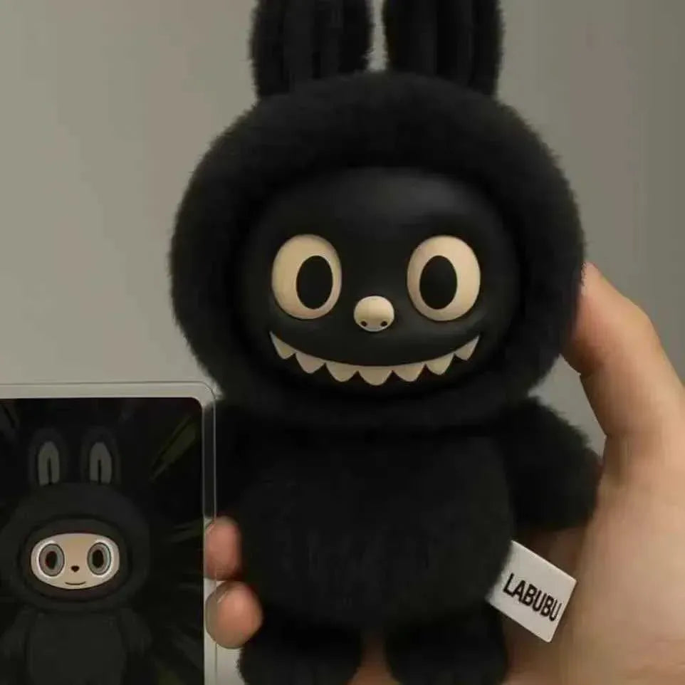 Labubu Dark Edition Macaron Pendant Plush Keychain